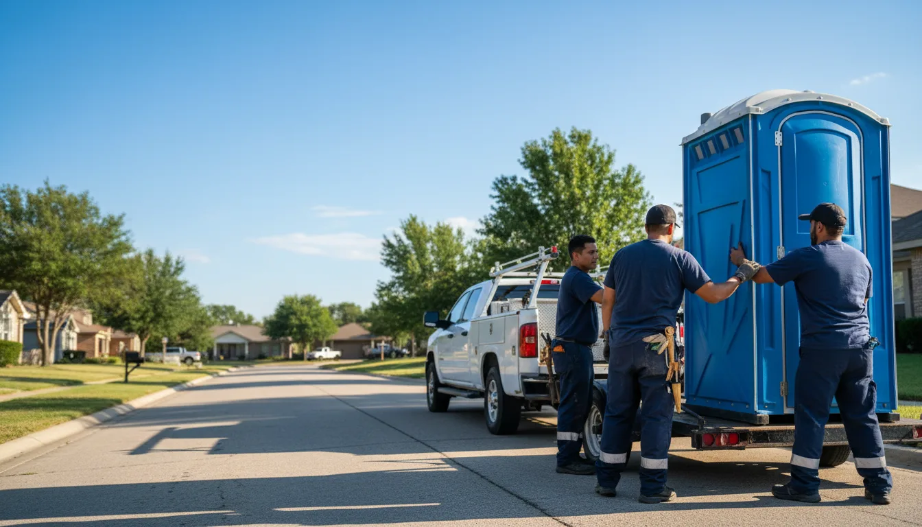 Portable Toilet Rental in Hughes Springs, TX near me